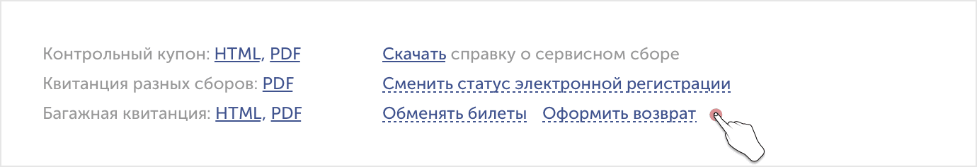 Блок взаимодействия с билетом